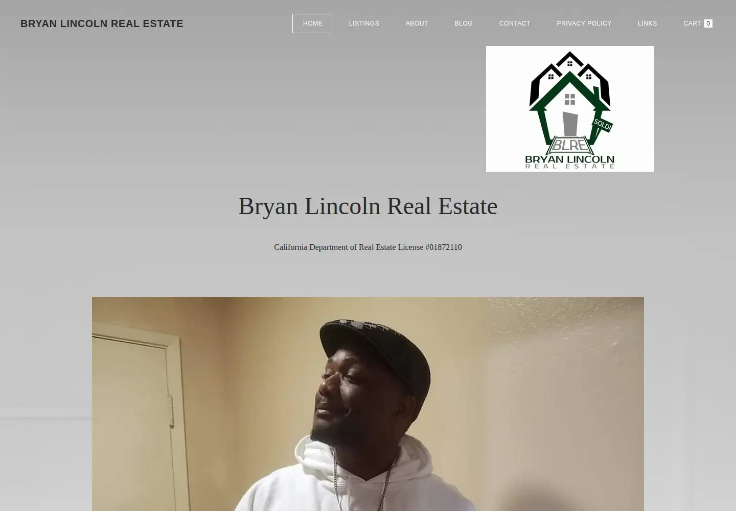 Captured homepage of blresales.com in the current scan