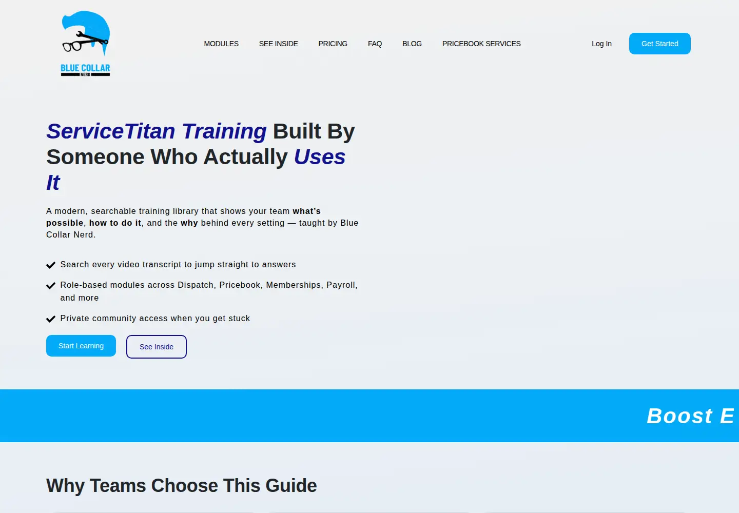 Screenshot of bluecollarnerd.com