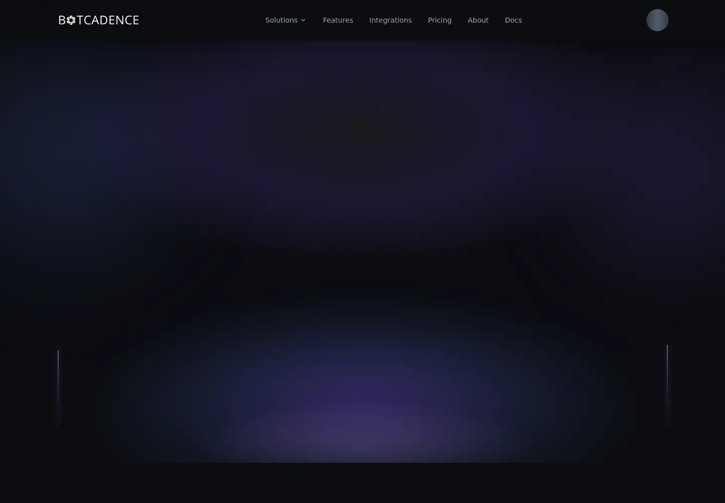 Screenshot of botcadence.com