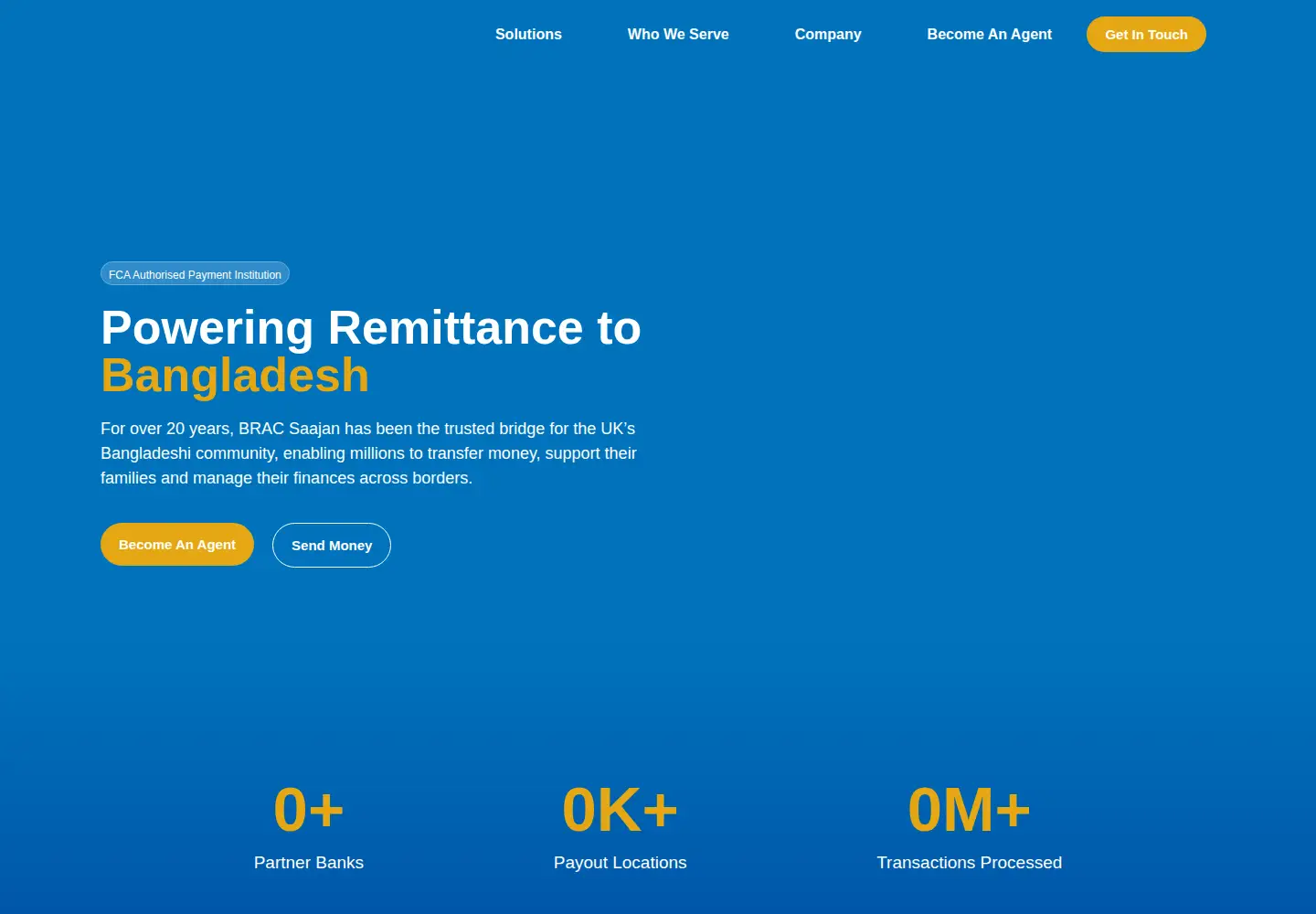 Screenshot of bracsaajanexchange.com