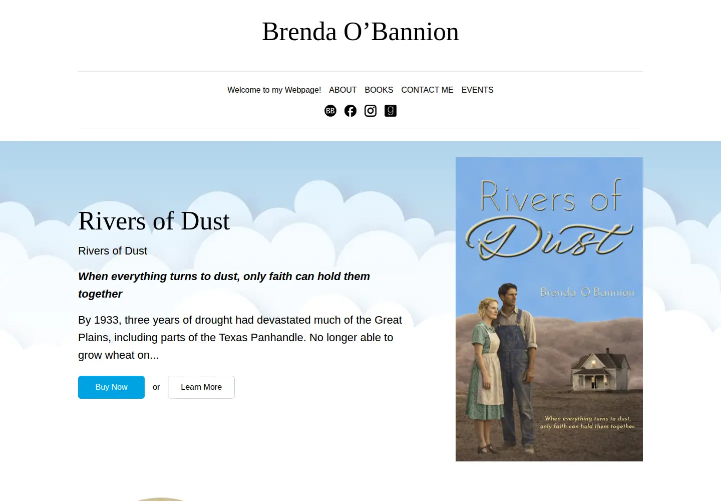 Screenshot of brendaobannion.com