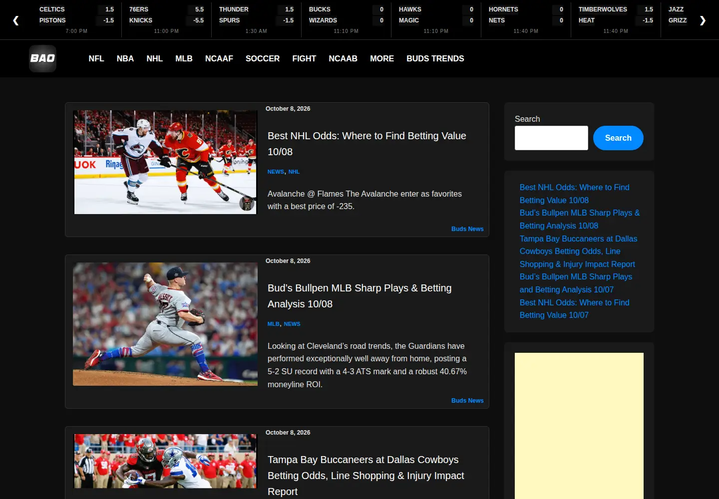 Screenshot of budsalley.com