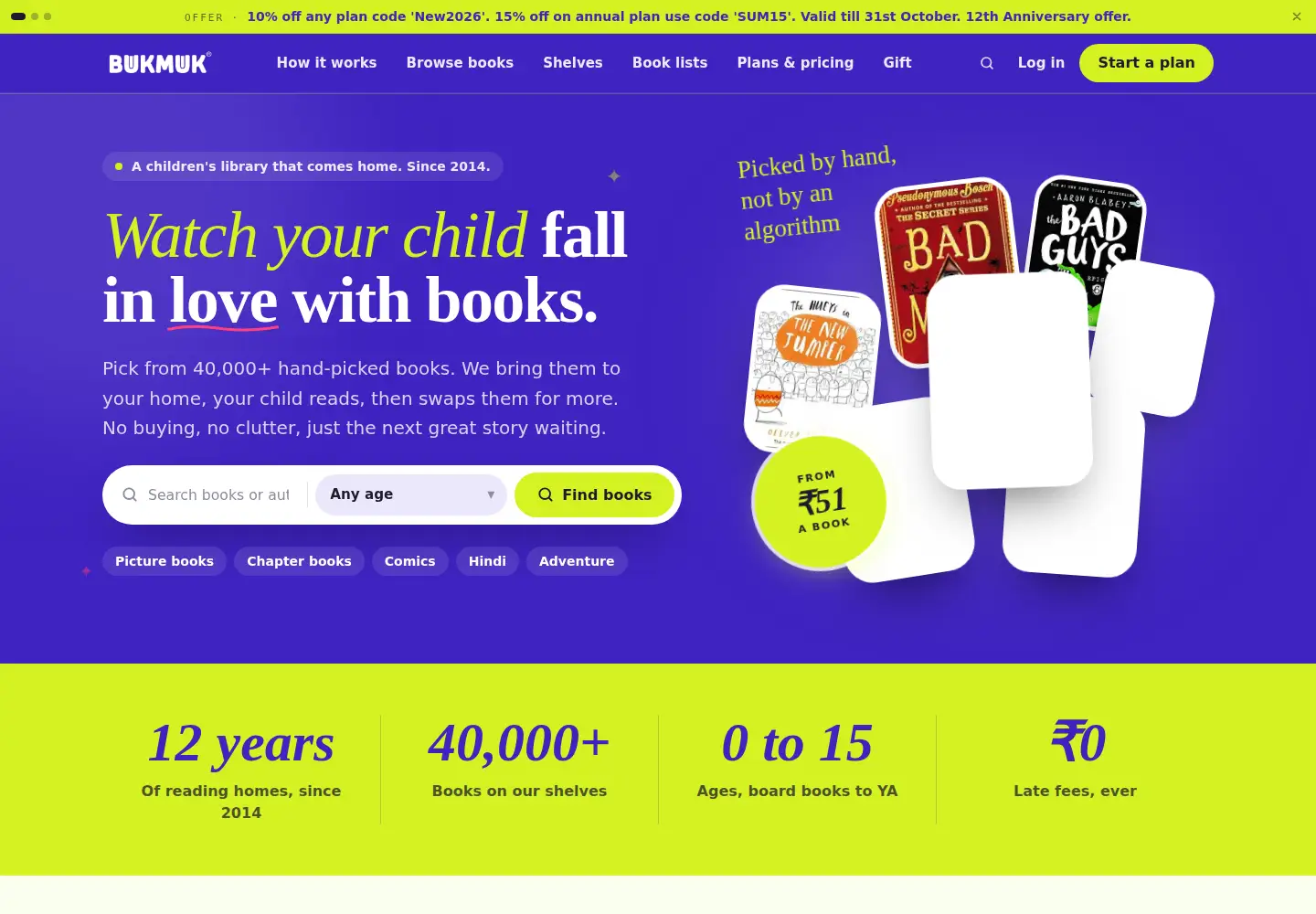 Screenshot of bukmuk.com