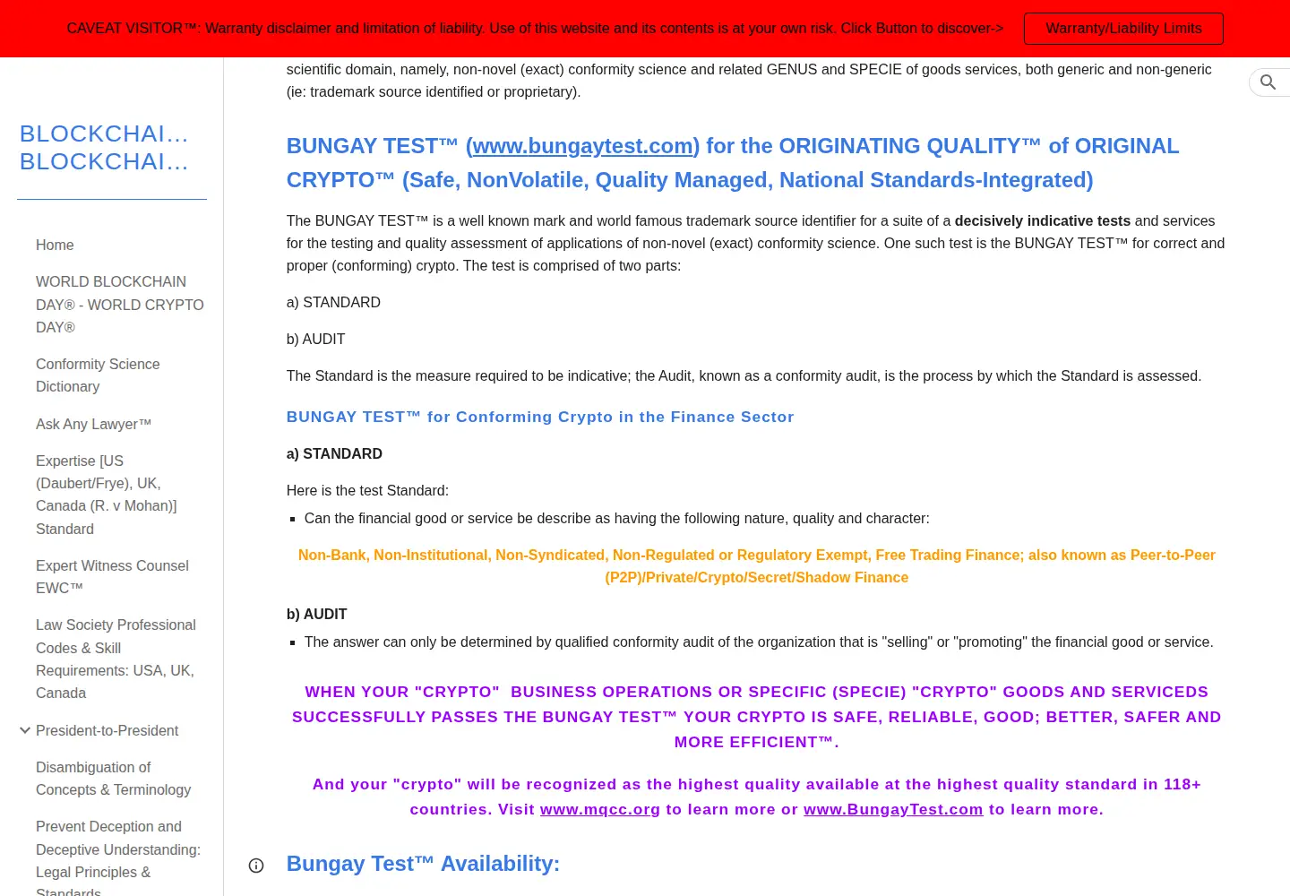 Screenshot of bungaytest.com