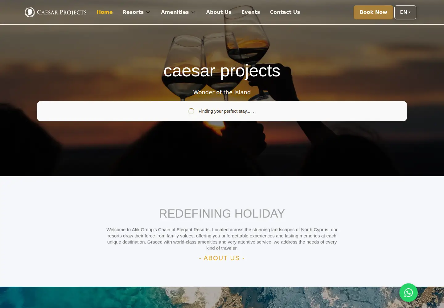 Screenshot of caesar-projects.com