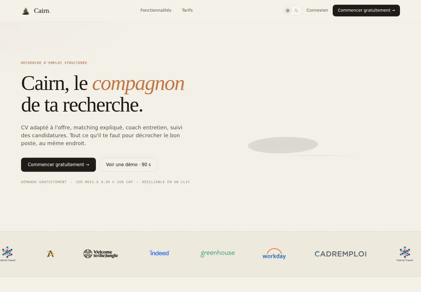 Screenshot of cairntalent.com