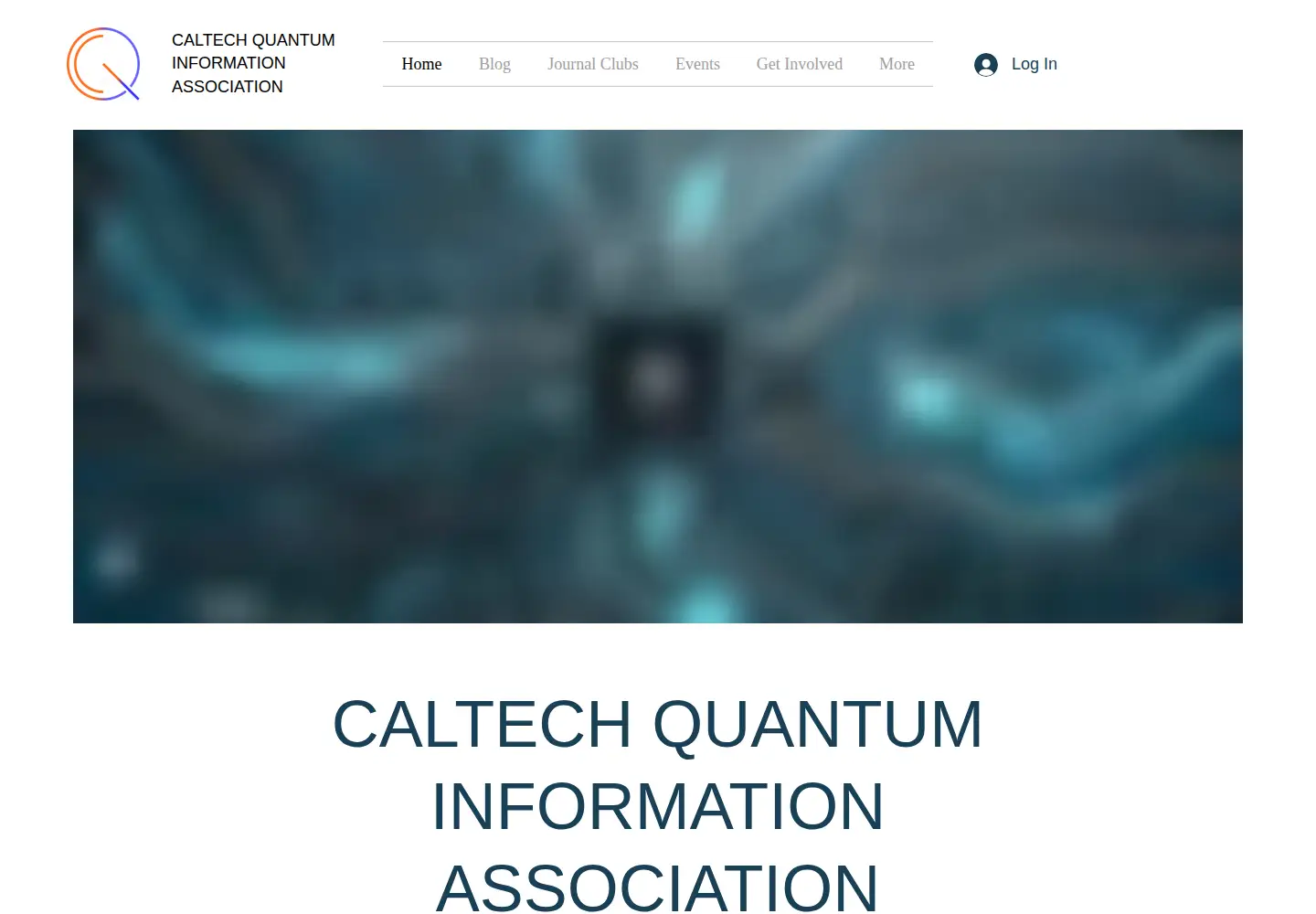 Captured homepage of caltechquantum.com in the current scan