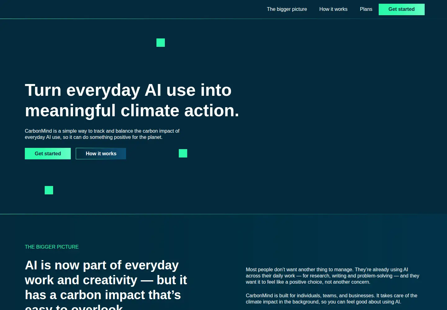 Screenshot of carbonmind.com