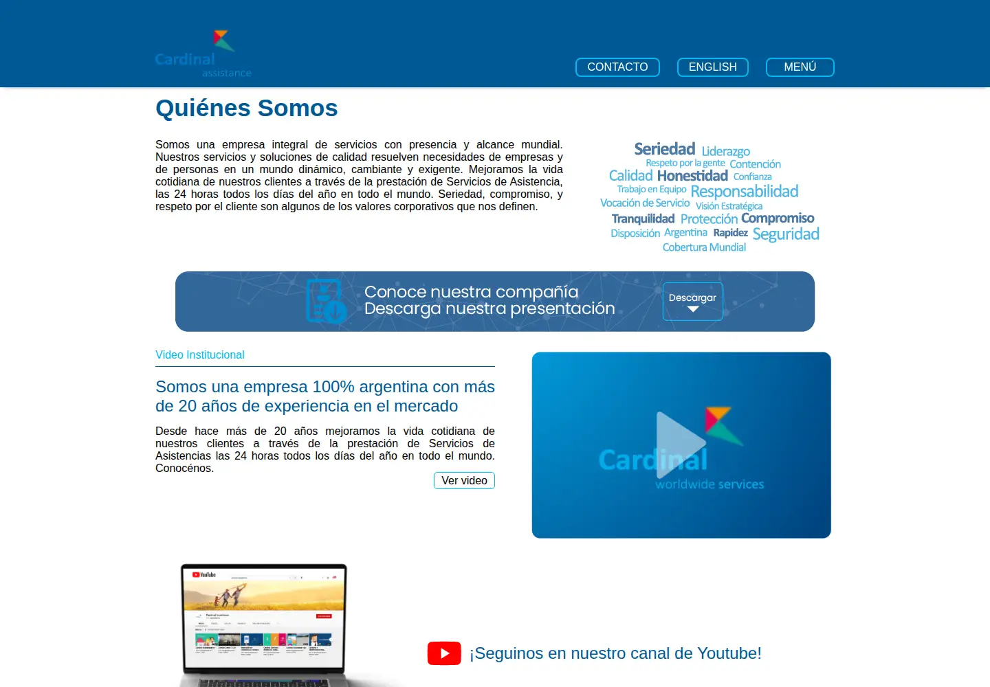 Screenshot of cardinalsisa.com