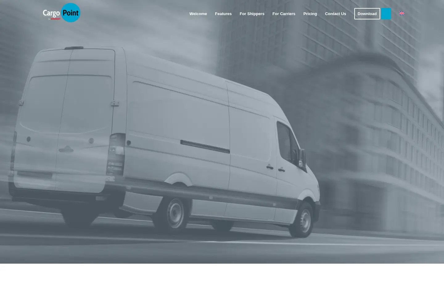 Screenshot of cargopoint.com