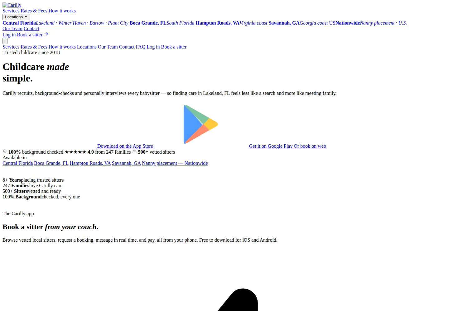 Screenshot of carilly.com