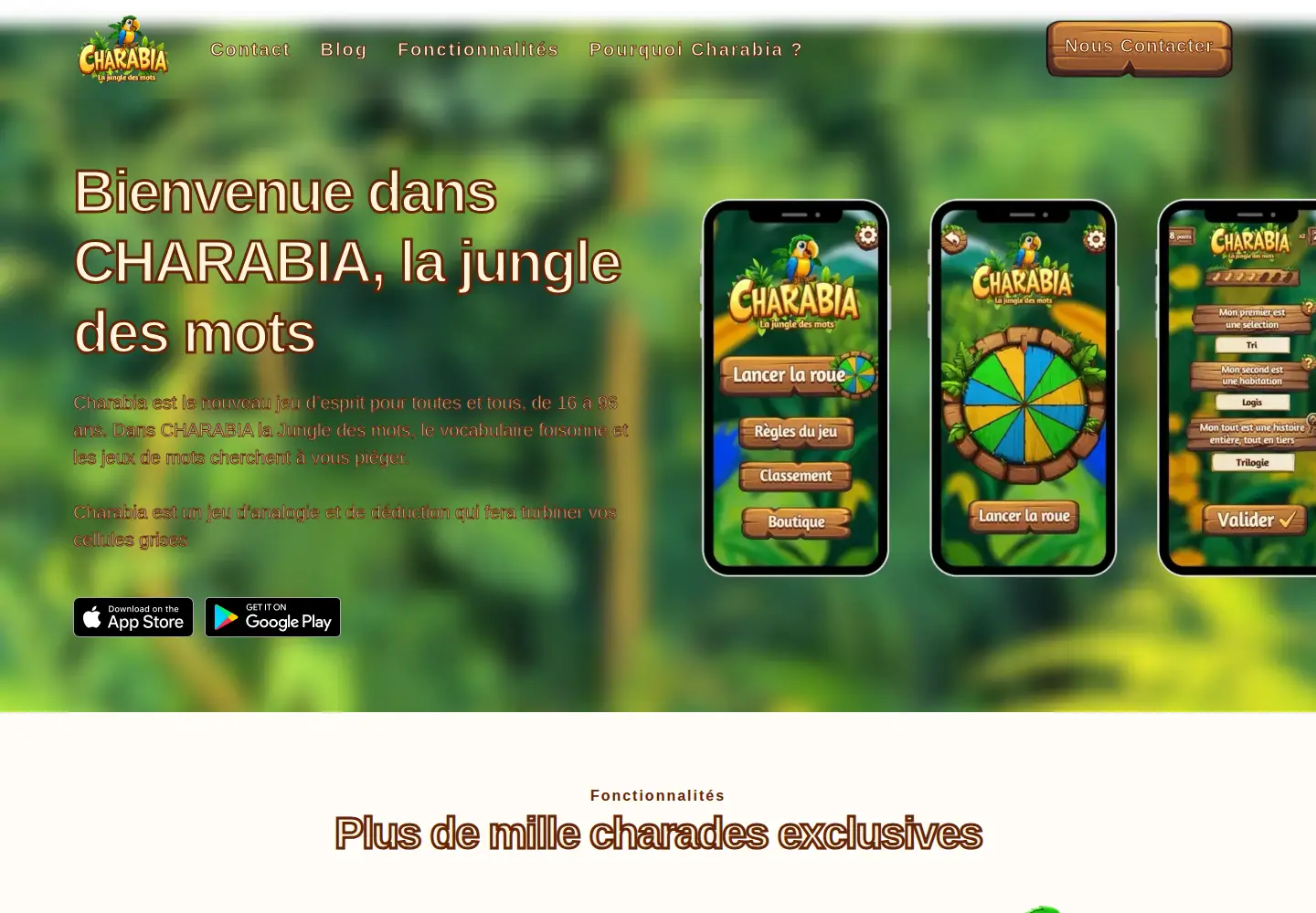Screenshot of charabia-jeu.com