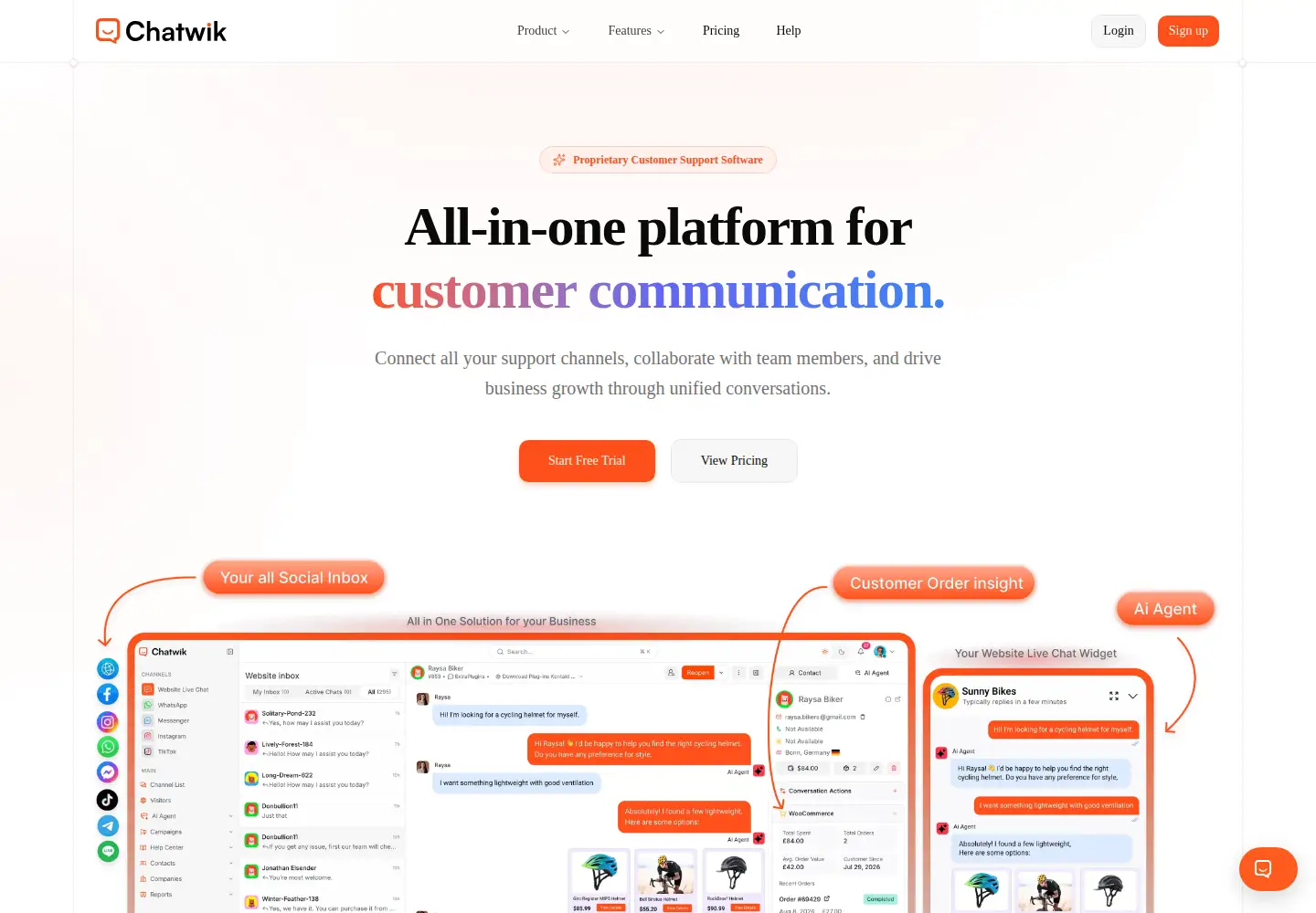 Screenshot of chatwik.com