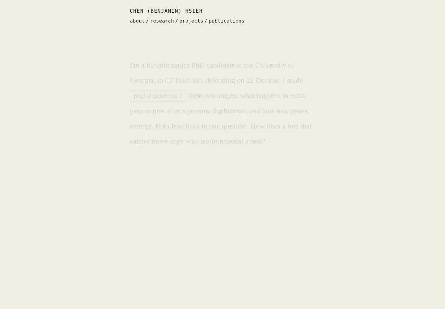 Screenshot of chenhsieh.com