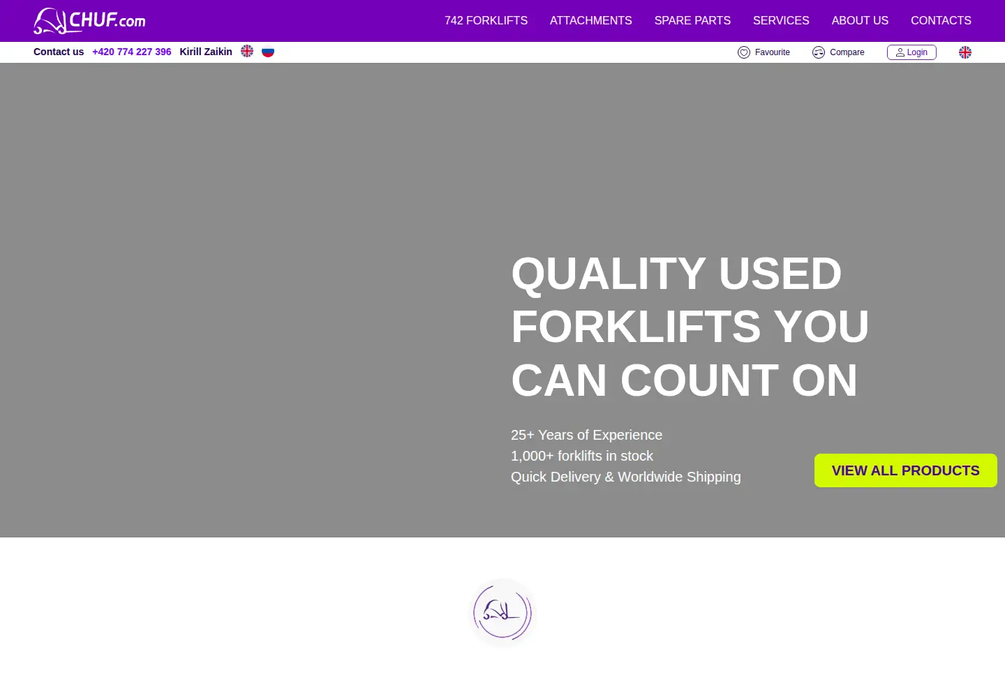 Screenshot of chuf.com