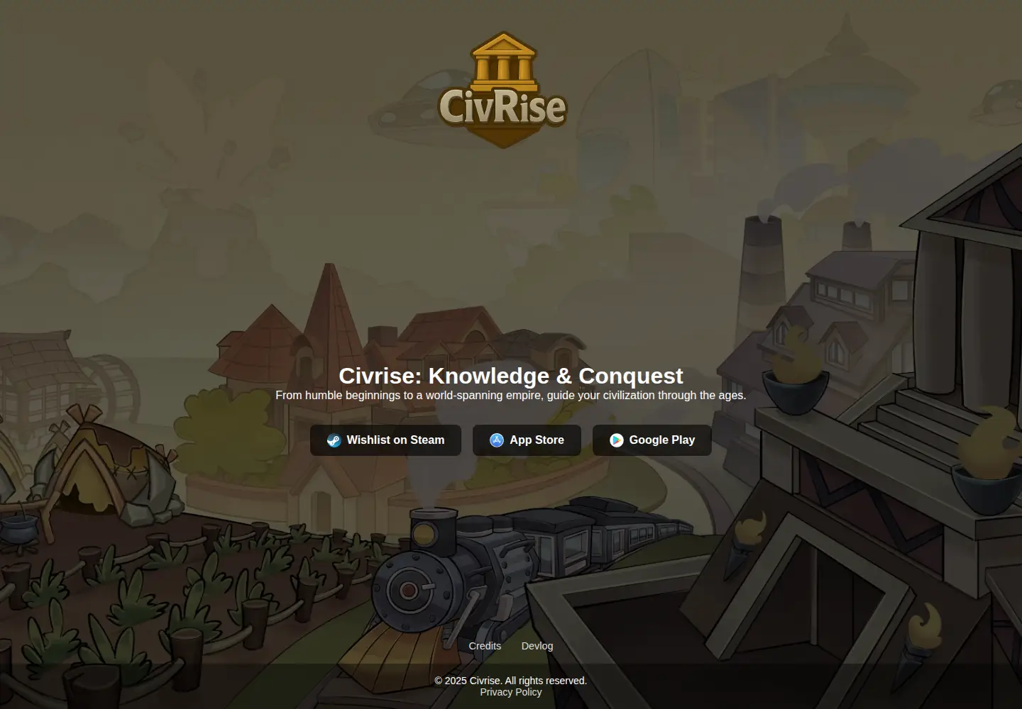Screenshot of civrise.com