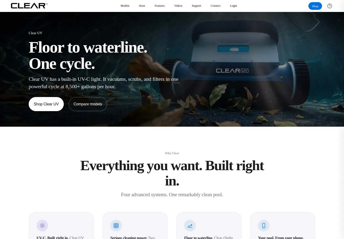 Screenshot of clearrobot.com