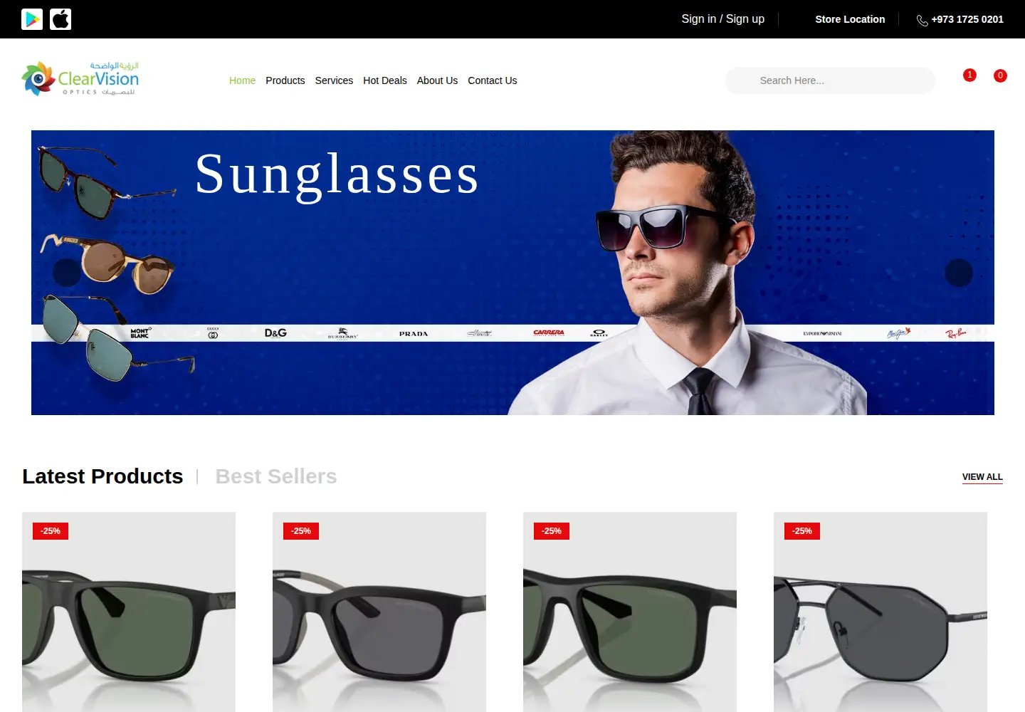 Screenshot of clearvisionme.com