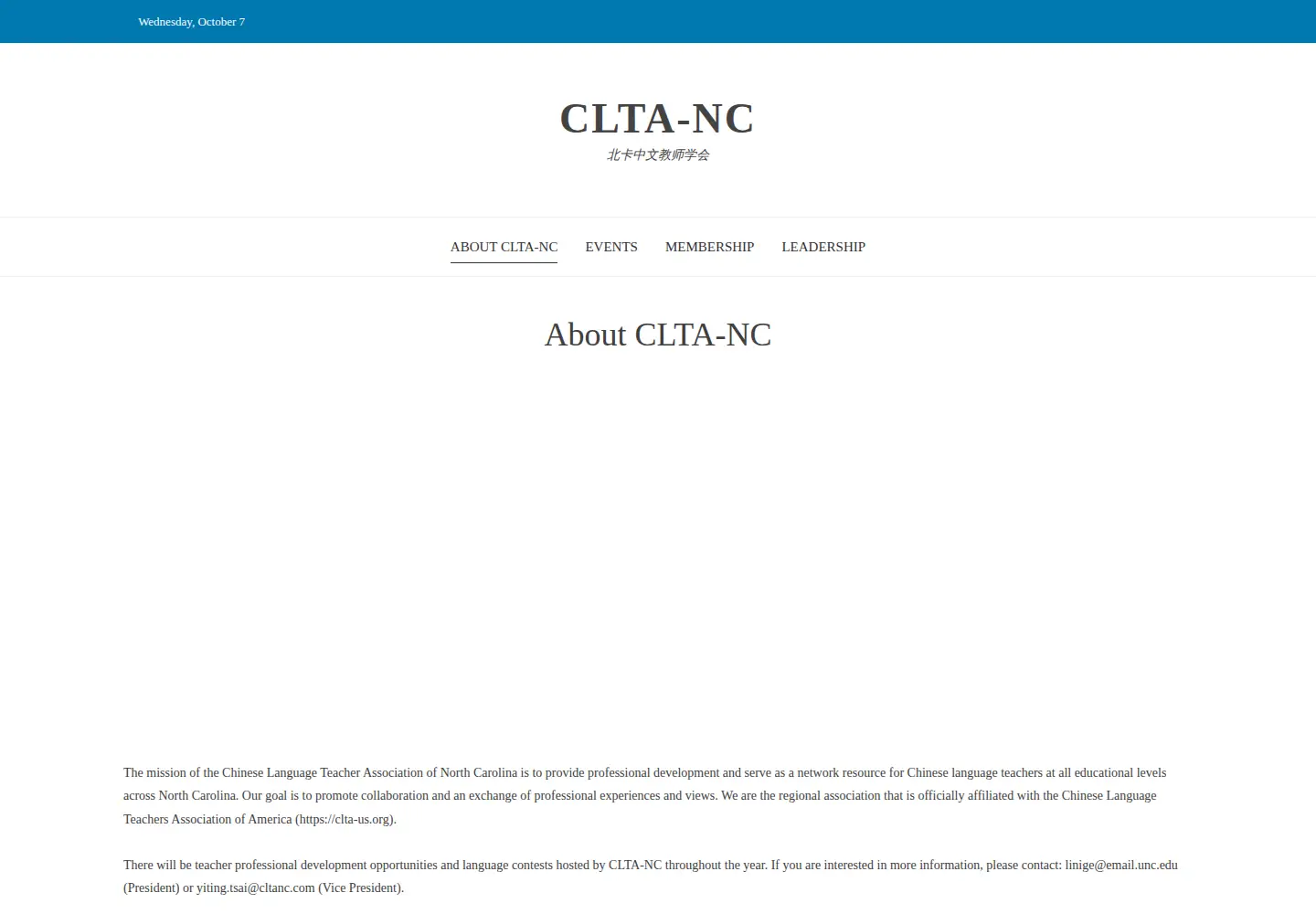 Screenshot of cltanc.com