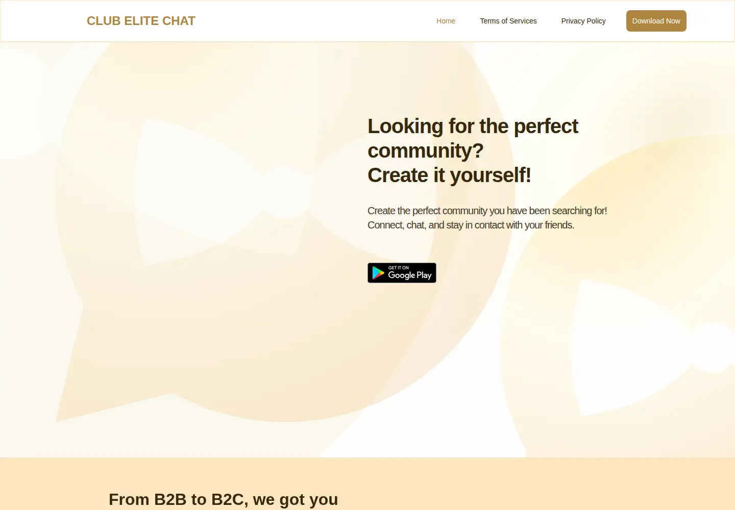 Screenshot of clubelitechat.com