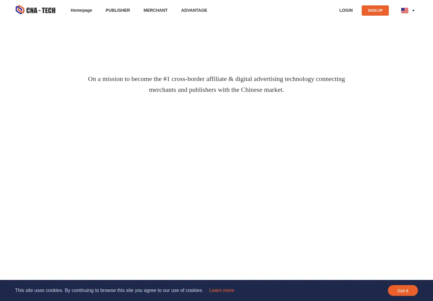Screenshot of cna-tech.com