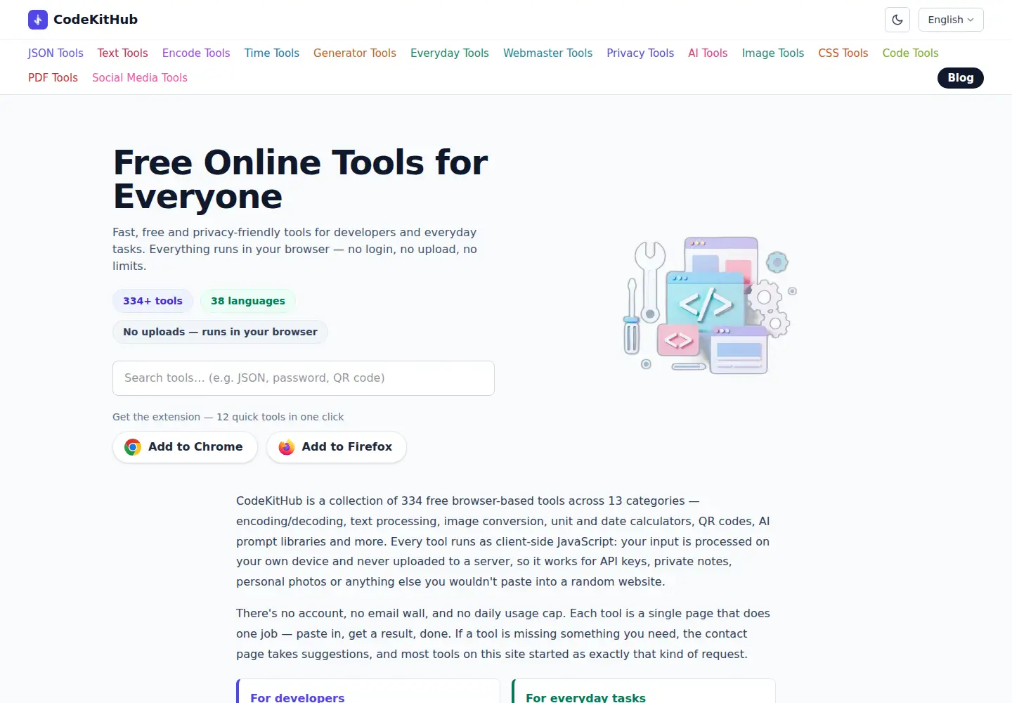Screenshot of codekithub.com