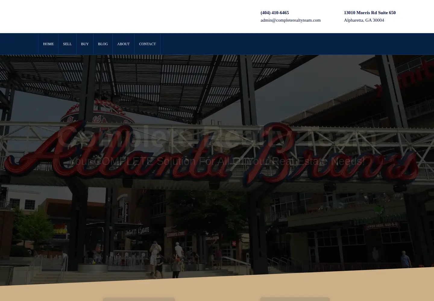 Screenshot of completerealtyteam.com