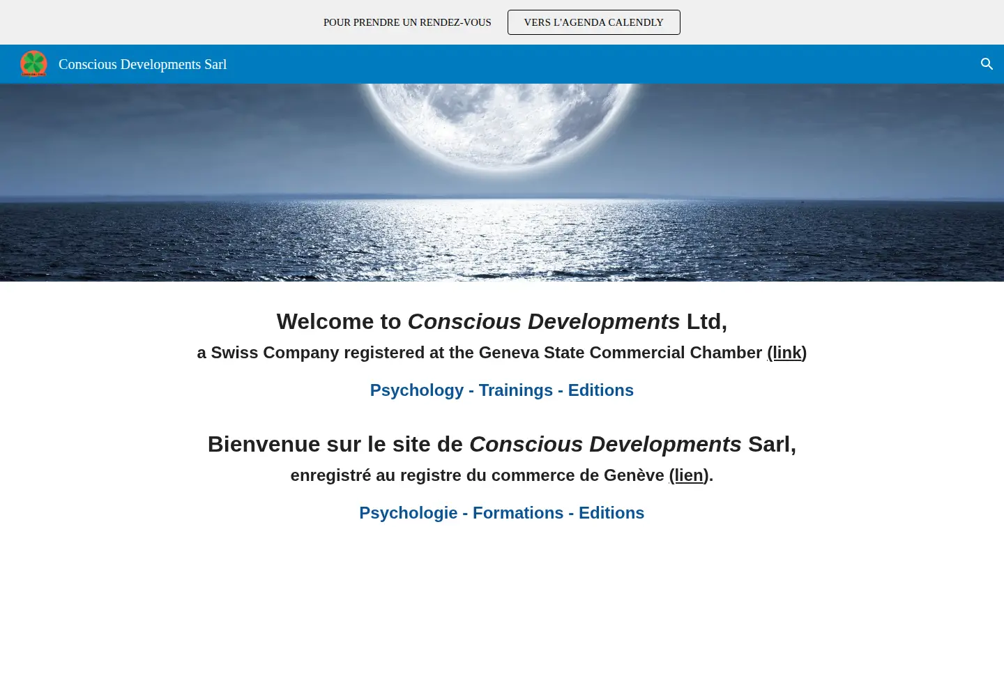 Screenshot of conscious-developments.com