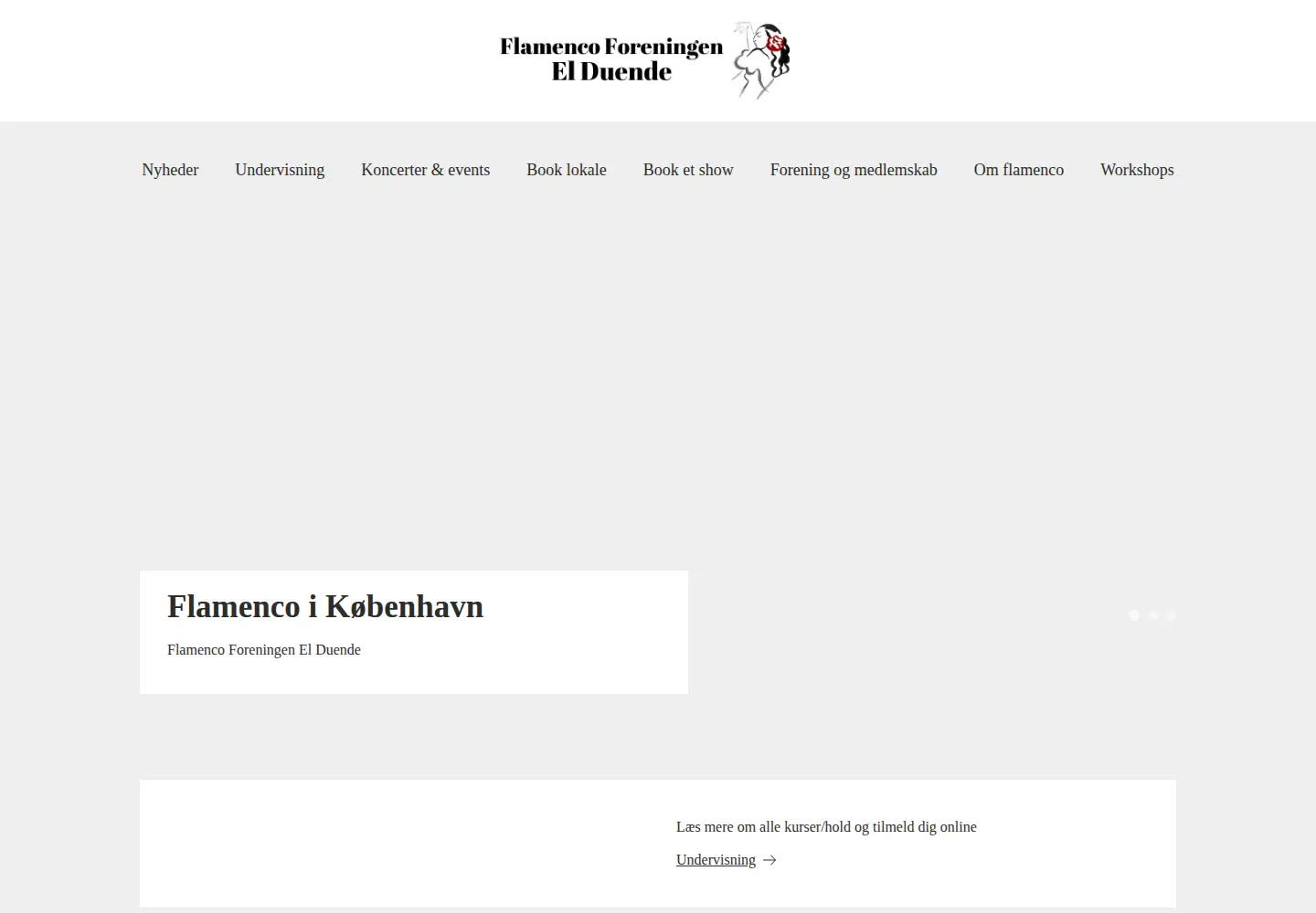 Screenshot of elduende.dk