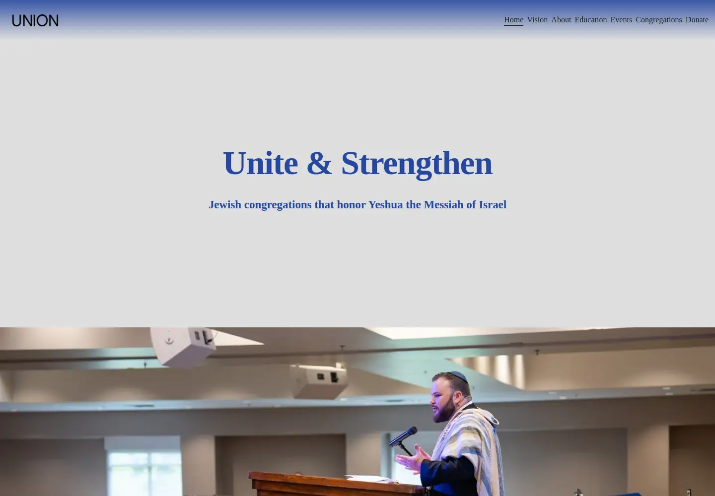 Captured homepage of umjc.org in the current scan