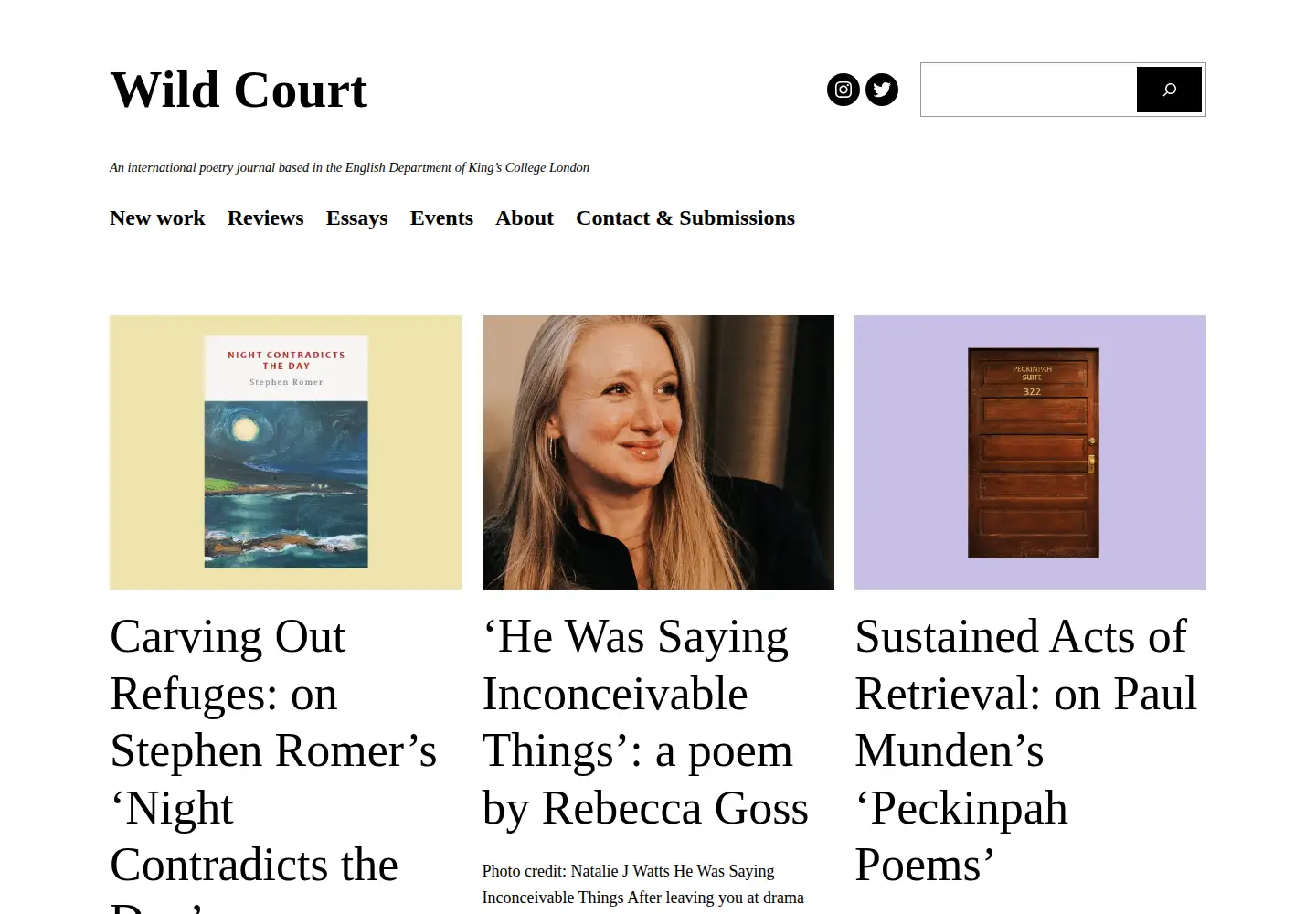 Screenshot of wildcourt.co.uk
