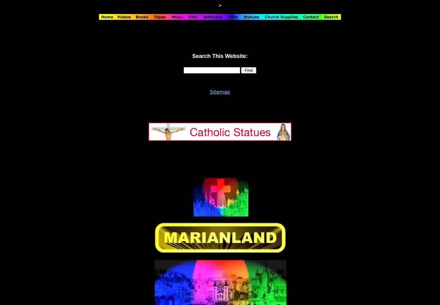 Screenshot of marianland.com