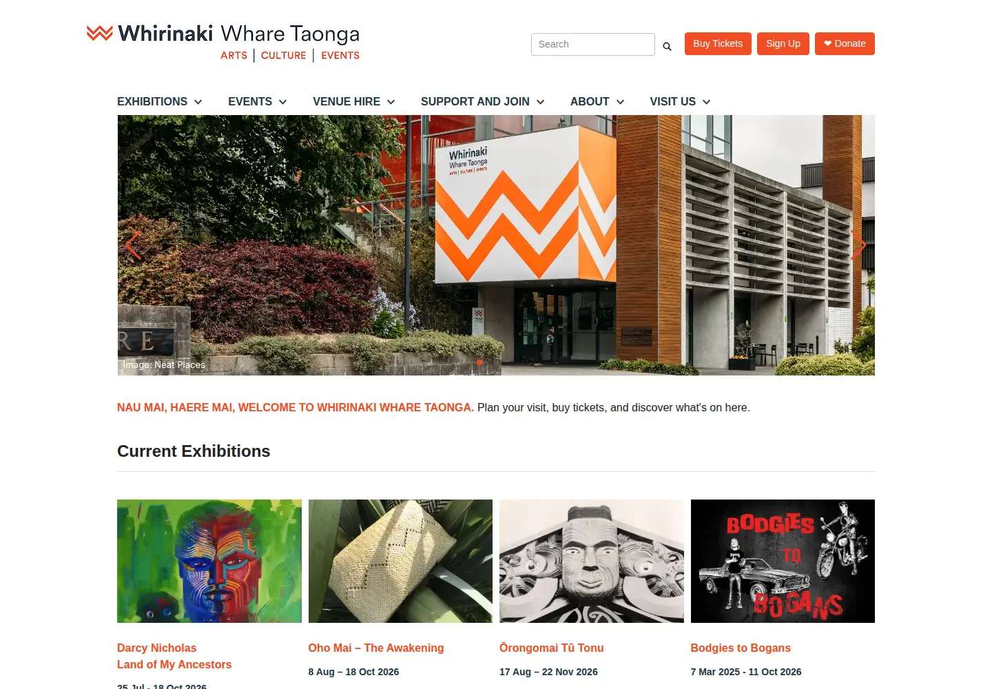 Screenshot of expressions.org.nz