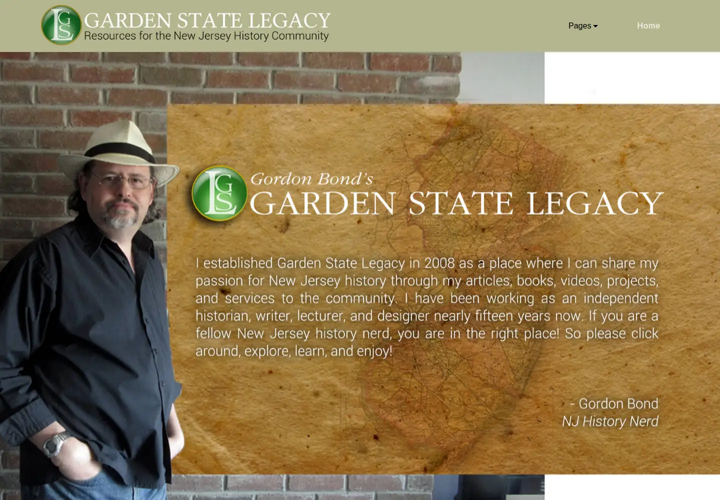 Screenshot of gardenstatelegacy.com