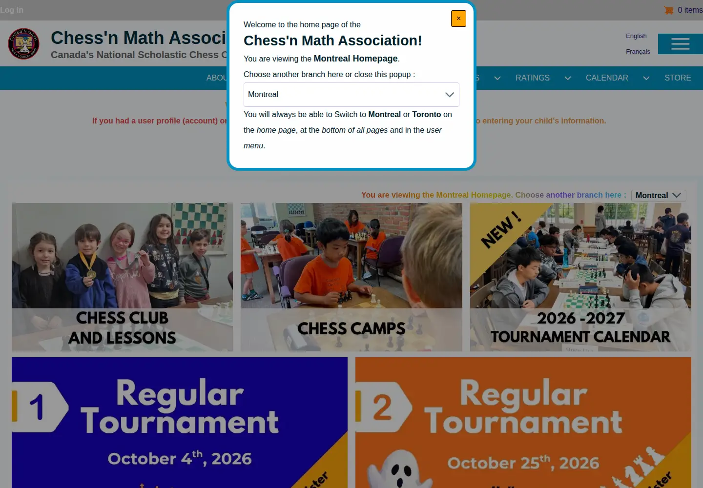 Screenshot of chess-math.org