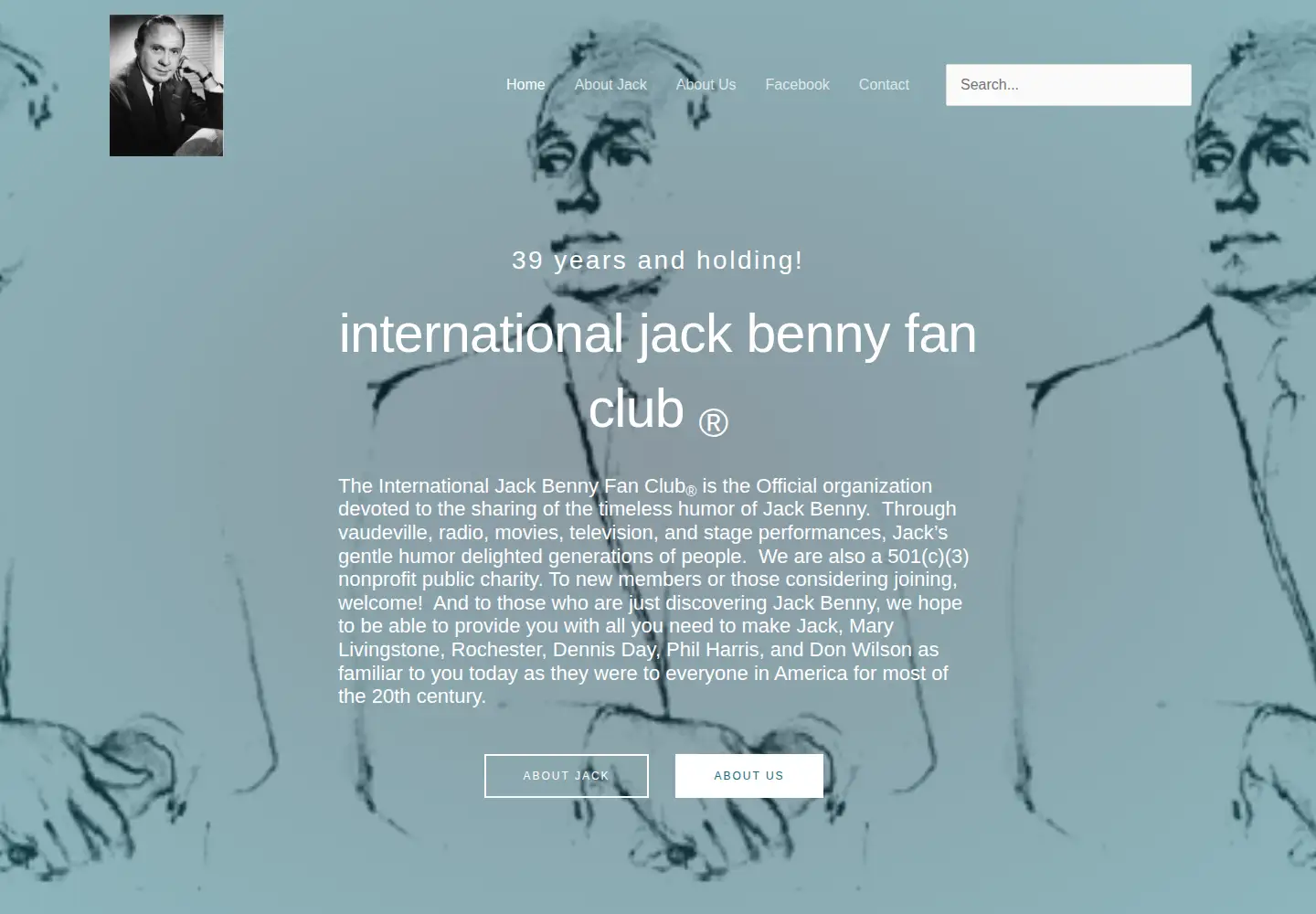 Screenshot of jackbenny.org
