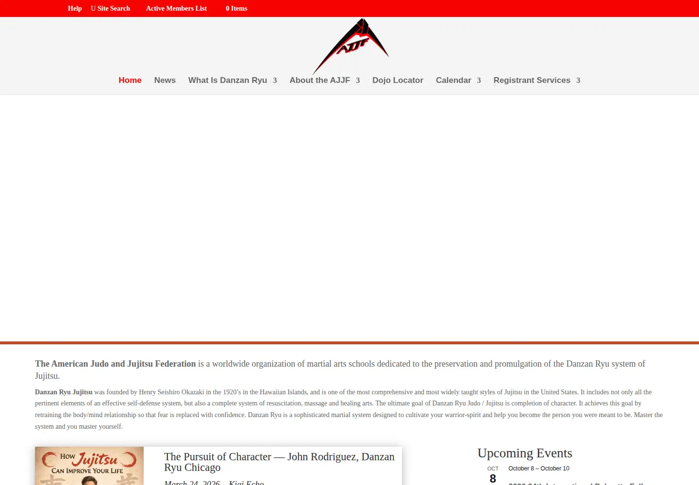Screenshot of ajjf.org
