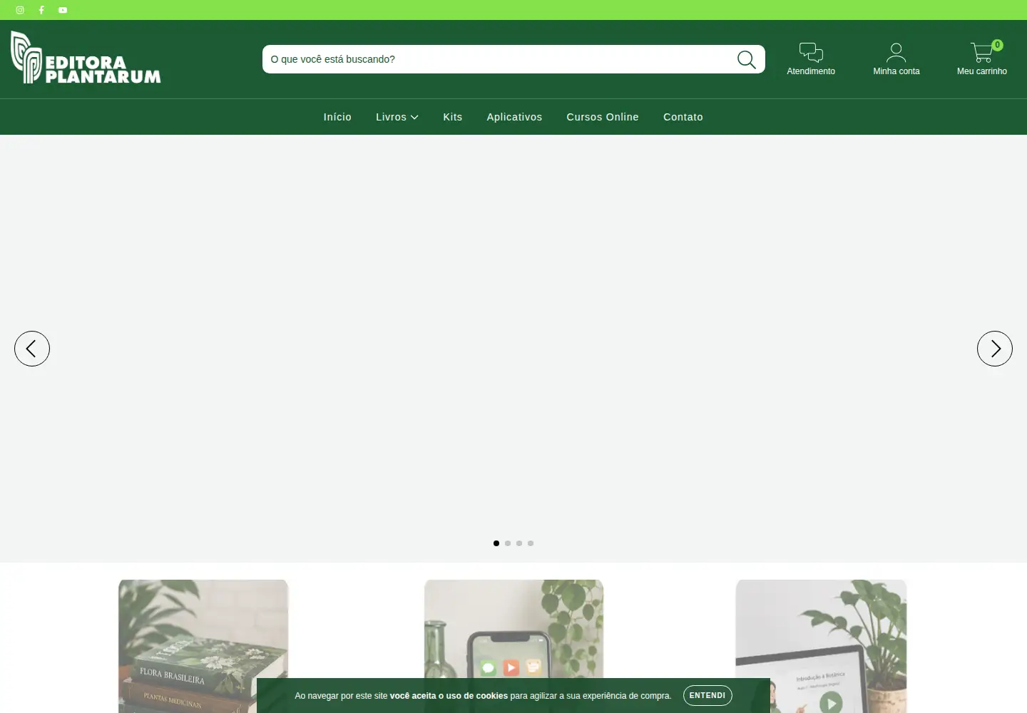 Screenshot of plantarum.com.br