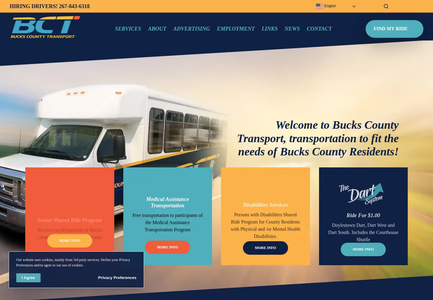 Screenshot of bctransport.org