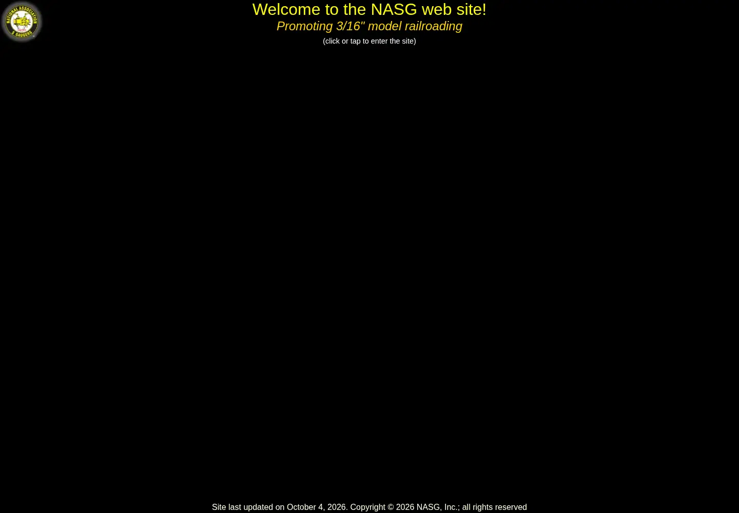 Screenshot of nasg.org