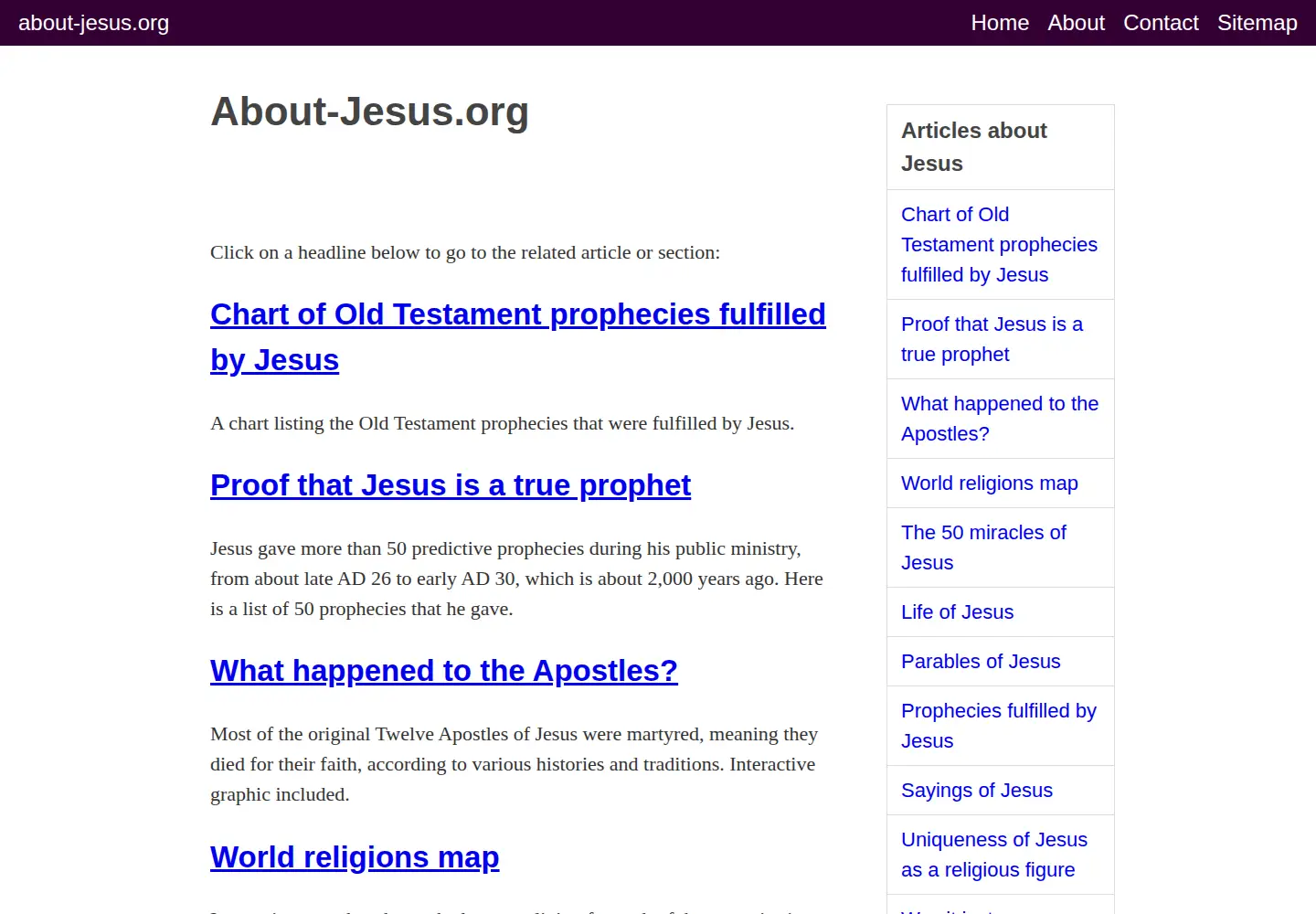 Screenshot of about-jesus.org