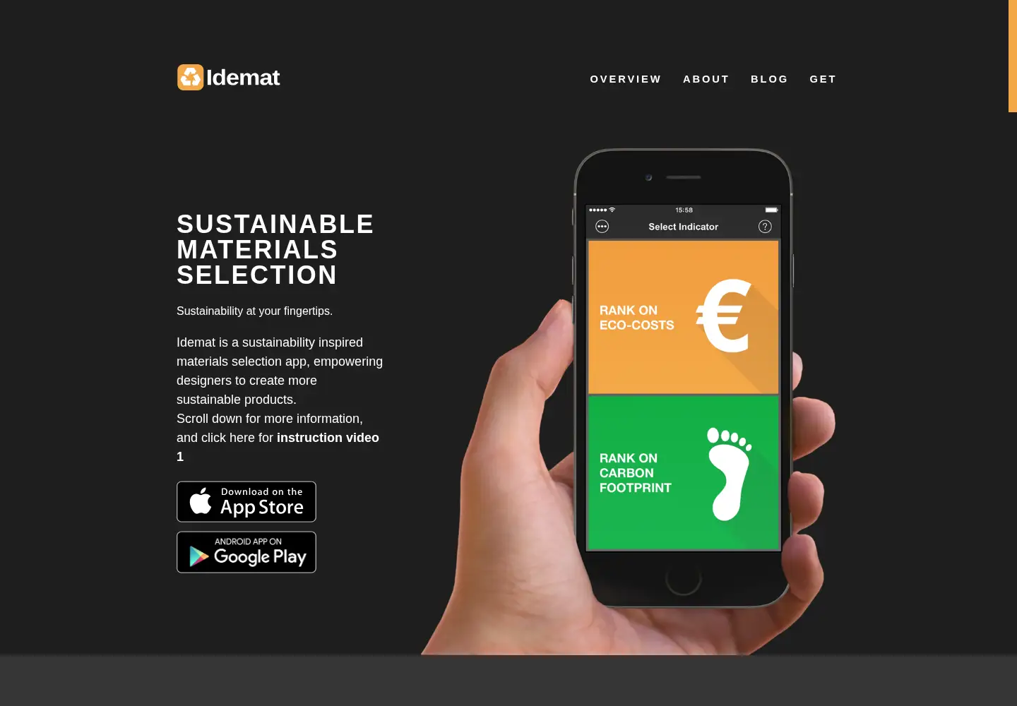 Screenshot of idematapp.com