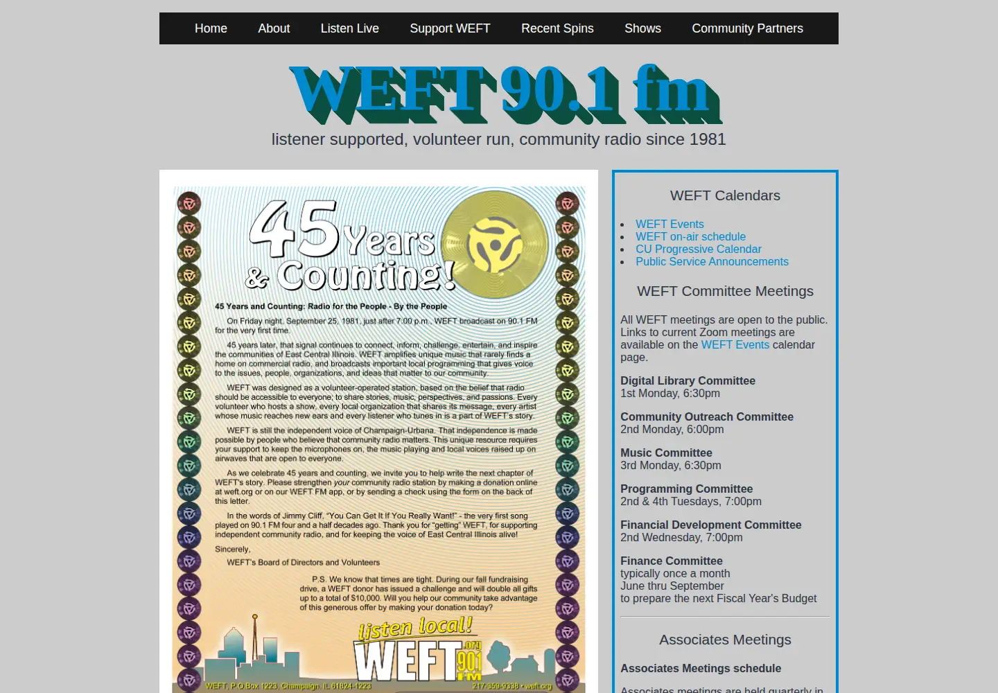 Screenshot of weft.org