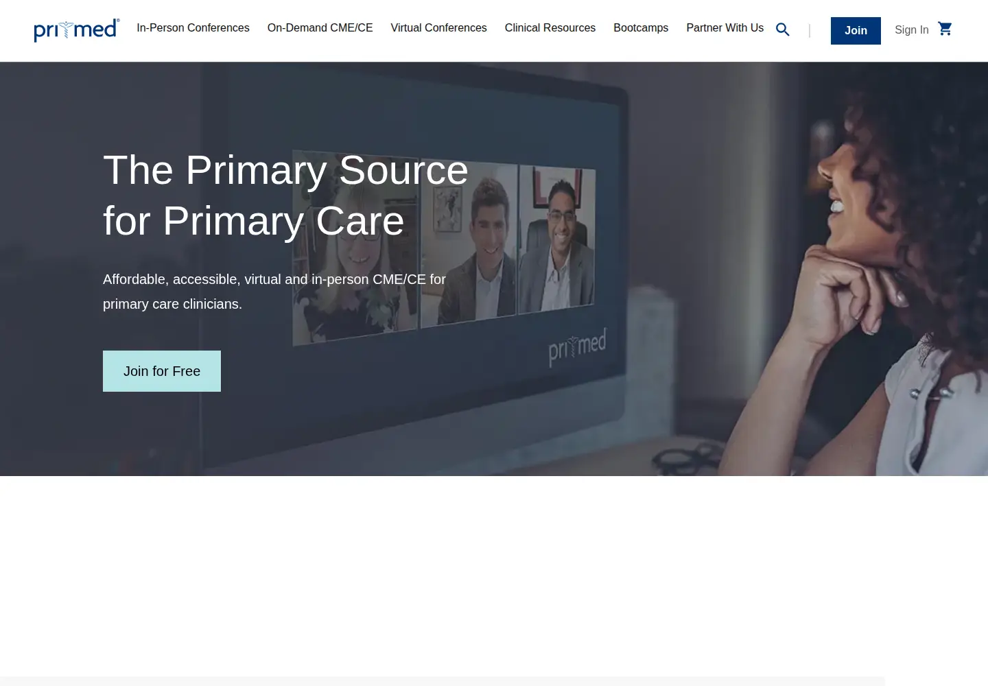 Screenshot of pri-med.com