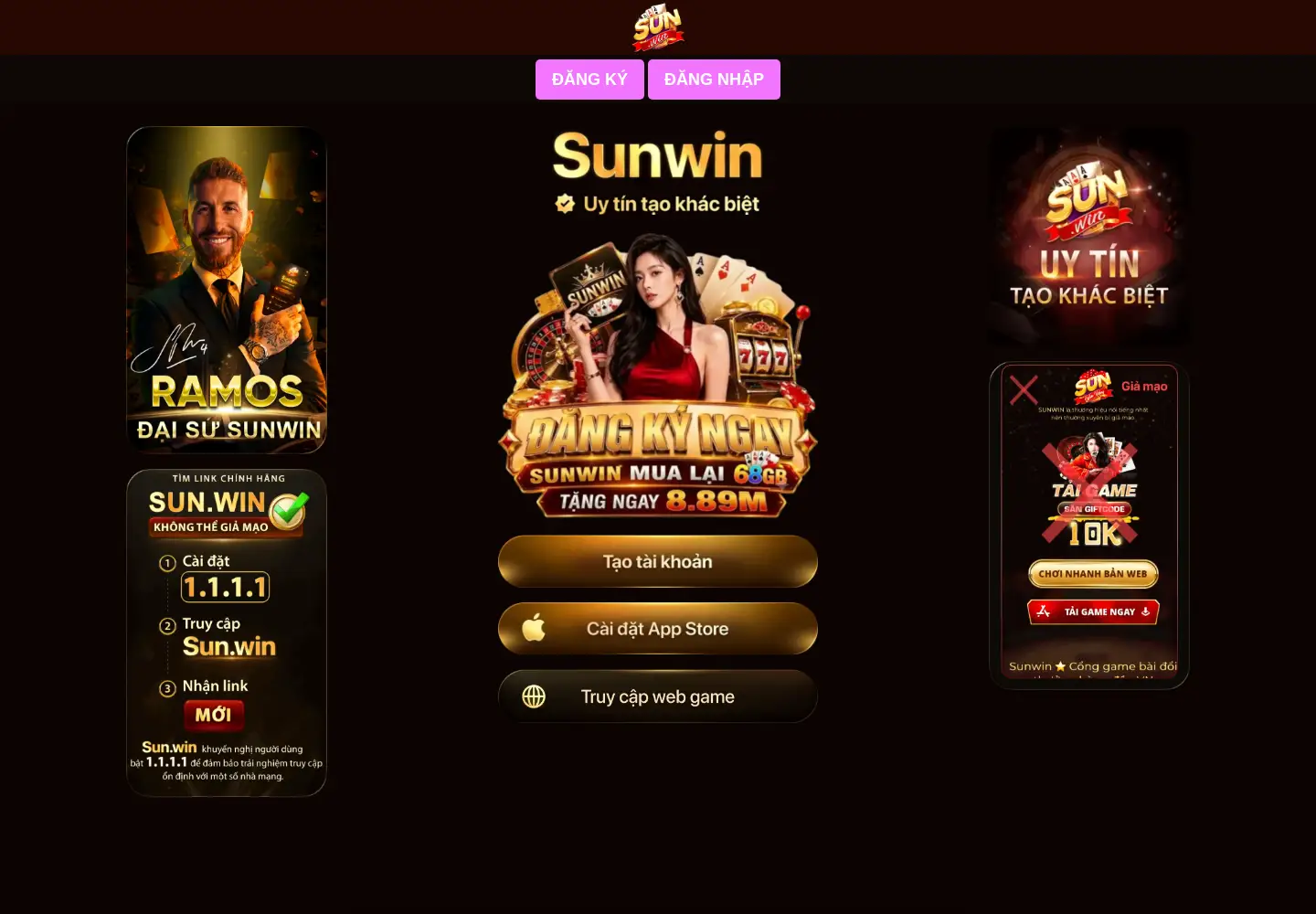Screenshot of sunwin19.org