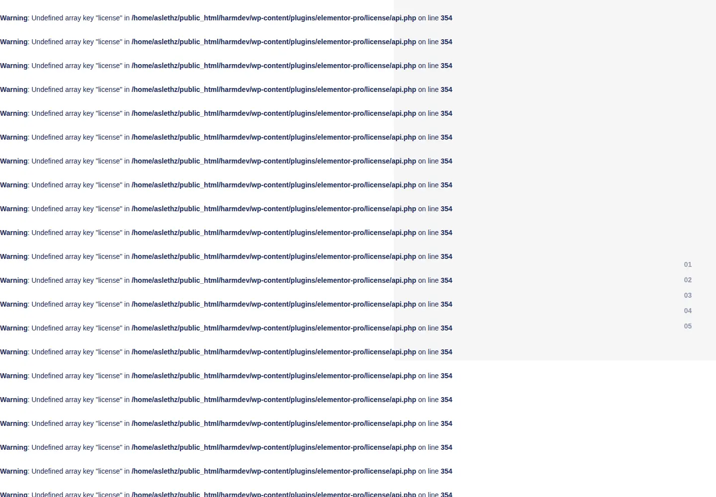 Screenshot of harmony-eu.org