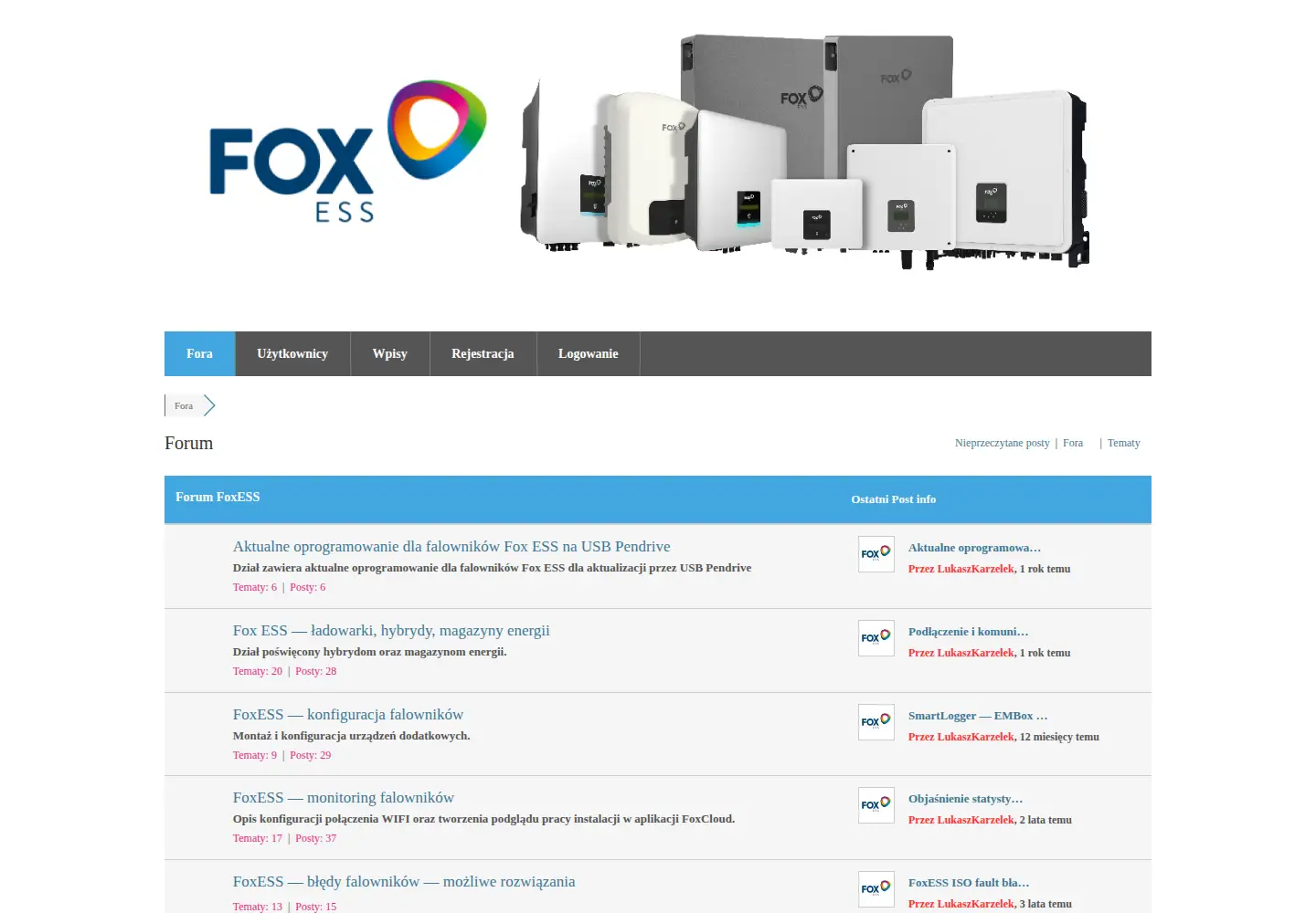 Screenshot of forum-foxess.pro