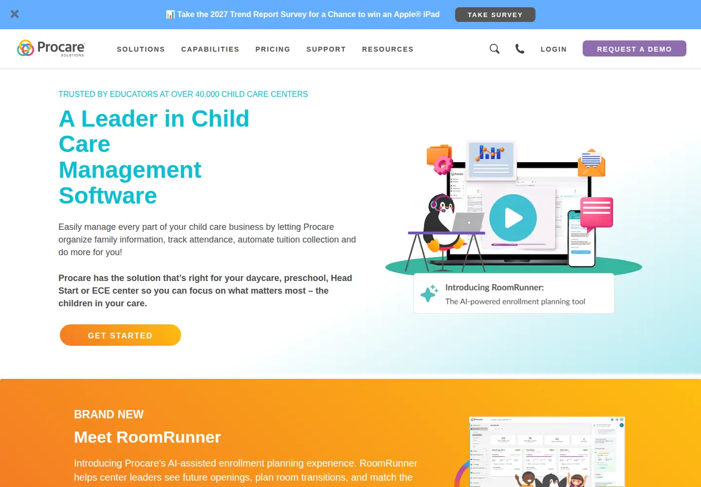 Screenshot of procaresoftware.com