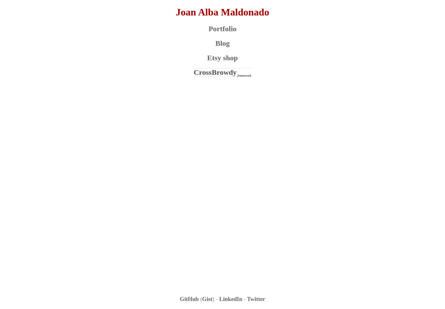 Screenshot of joanalbamaldonado.com