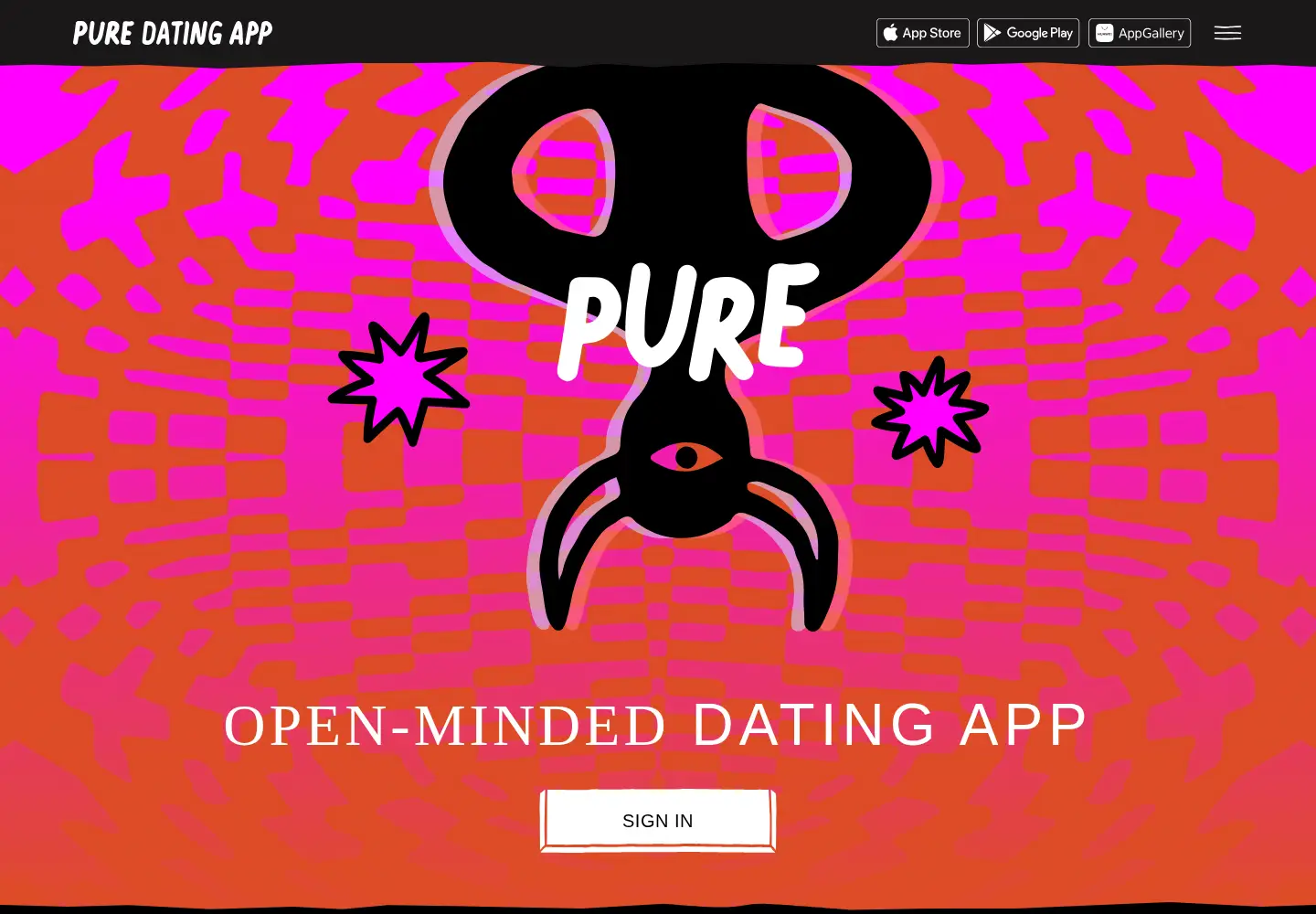 Screenshot of pure.app